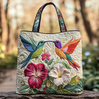 Borsa Trapuntata Colibrì Bianco