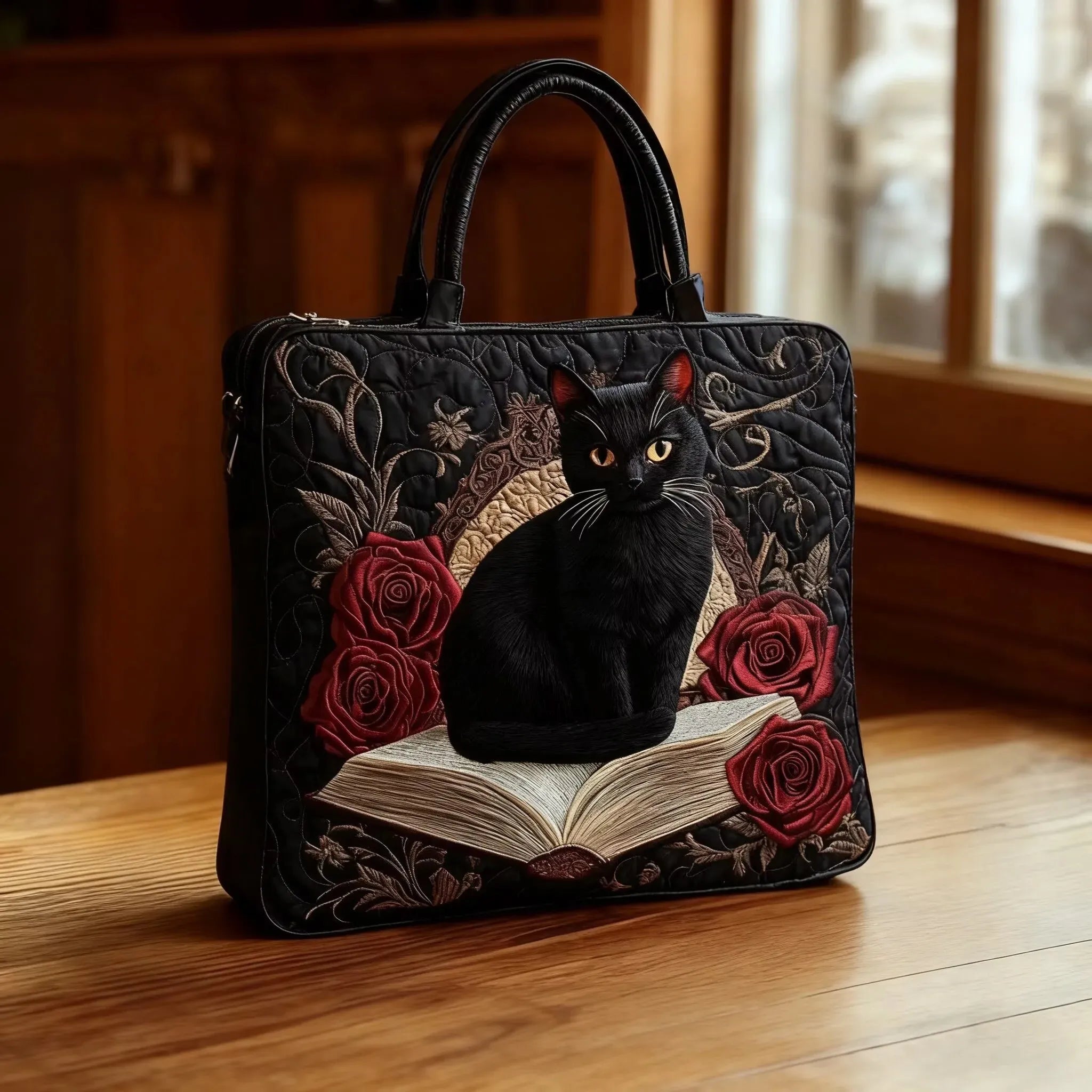 Borsa Donna Gatto Nero Libri