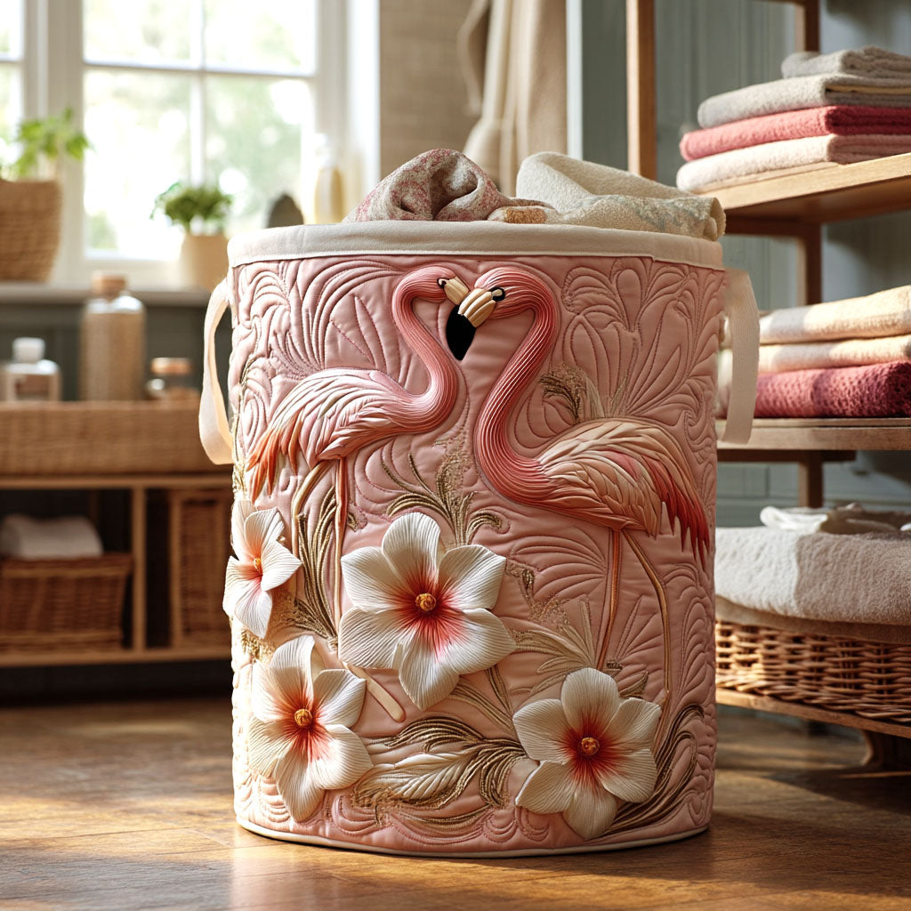 Cesto portabiancheria Bloom Flamingo