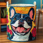 Cesto portabiancheria Bloomy Frenchie Smile