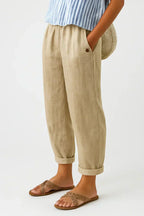 Edith | Pantaloni Leggeri Lino e Cotone