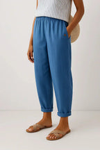 Edith | Pantaloni Leggeri Lino e Cotone