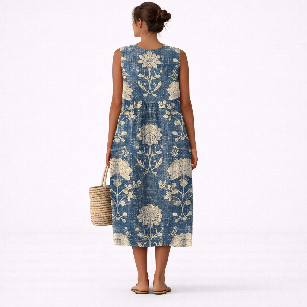 Alessia™ | Abito Midi Floreale Classico