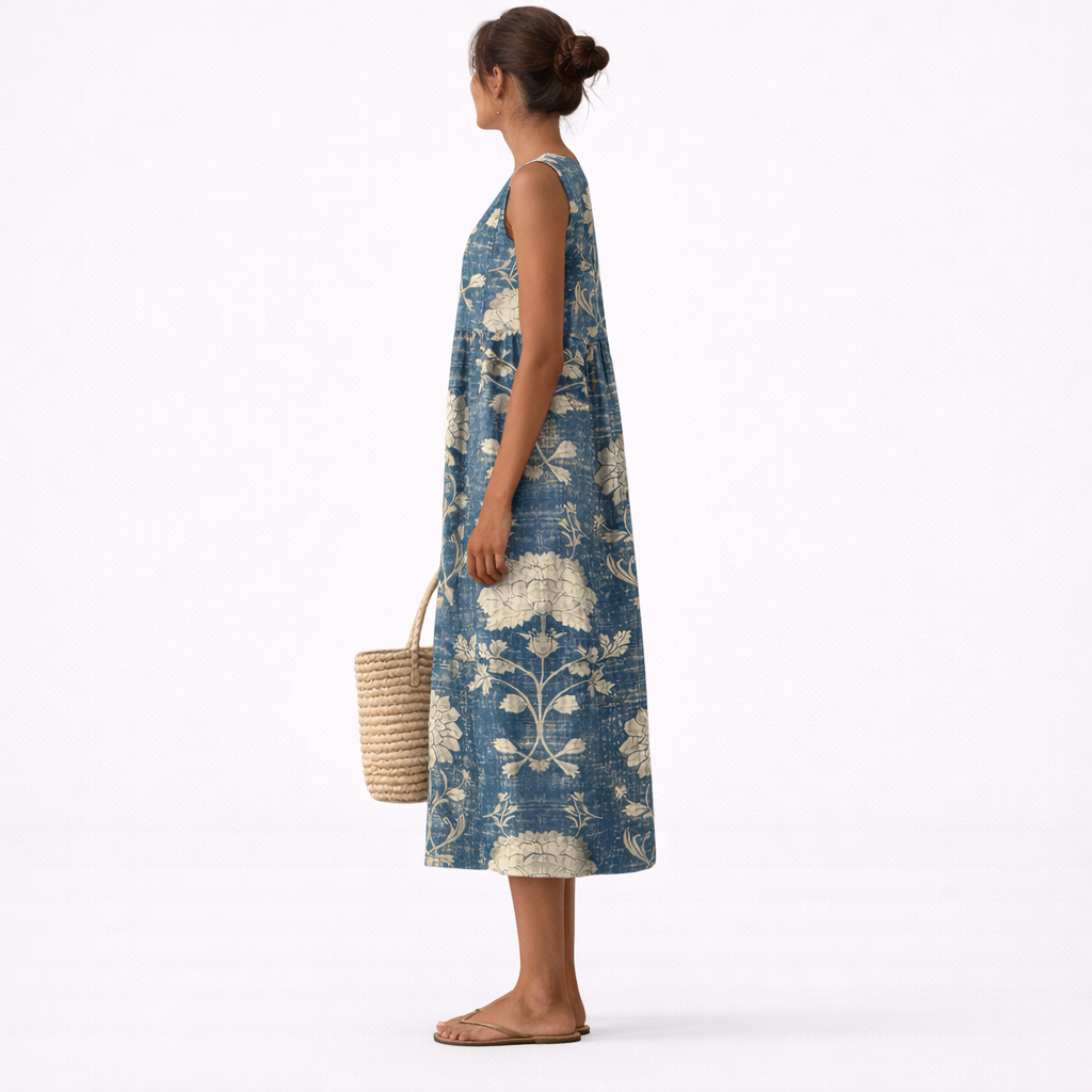 Alessia™ | Abito Midi Floreale Classico