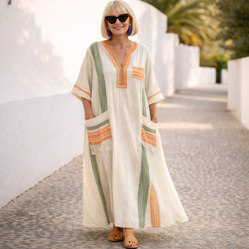Susan | Abito Maxi Estivo Che Valorizza la Figura