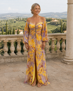 Gregoria | Abito Lungo Scollo a Fascia
