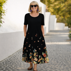 Robin | Abito midi floreale