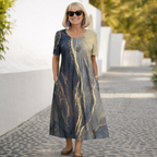 Robin | Abito midi floreale