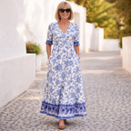 Elly | Abito floreale elegante con un tocco di leggerezza