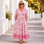 Elly | Abito floreale elegante con un tocco di leggerezza