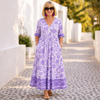 Elly | Abito floreale elegante con un tocco di leggerezza