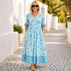 Elly | Abito floreale elegante con un tocco di leggerezza