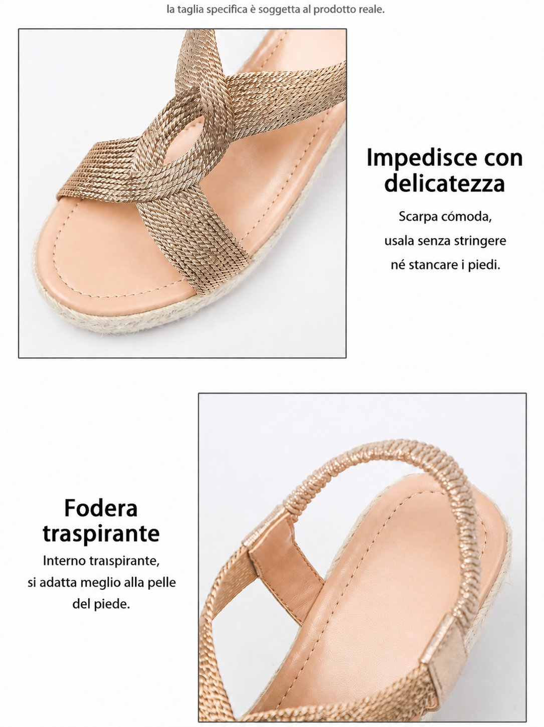 Aroa™ | Sandali con Zeppa Intrecciati Artigianali