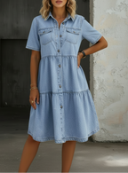 Sofía | Abito in Denim Casual Chic