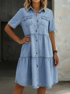Sofía | Abito in Denim Casual Chic