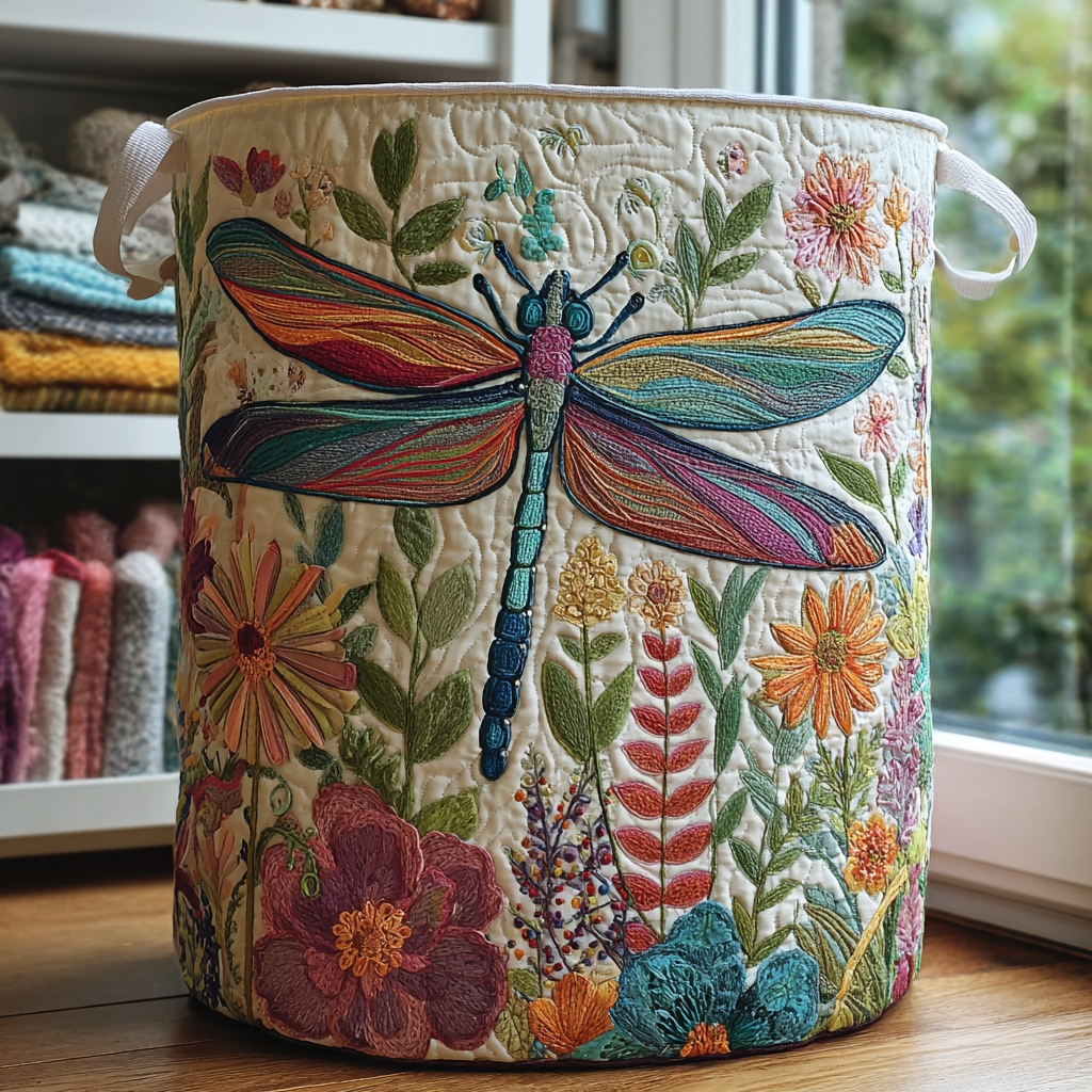 Cesto portabiancheria Dragonfly Garden
