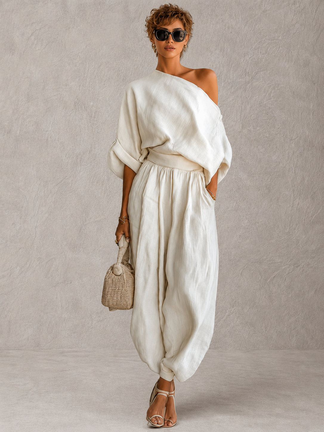 Mila | Completo 2 Pezzi Spalle Scoperte