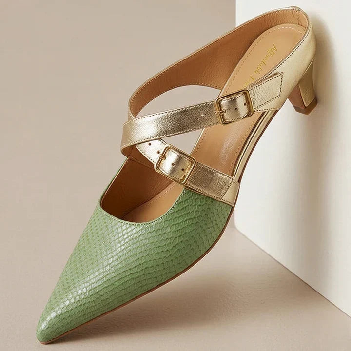 Zelle | Mules in Pelle Genuina