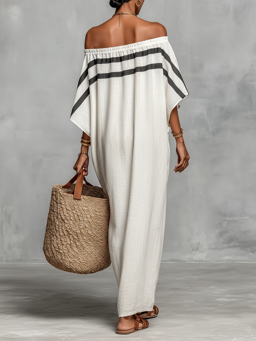 Viola | Abito Maxi Spalle Nude