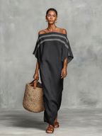 Viola | Abito Maxi Spalle Nude