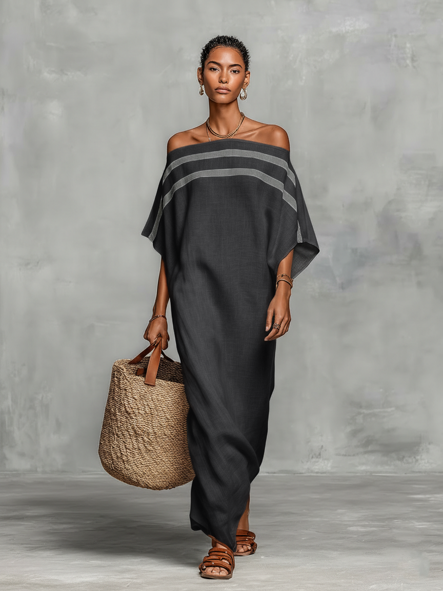 Viola | Abito Maxi Spalle Nude