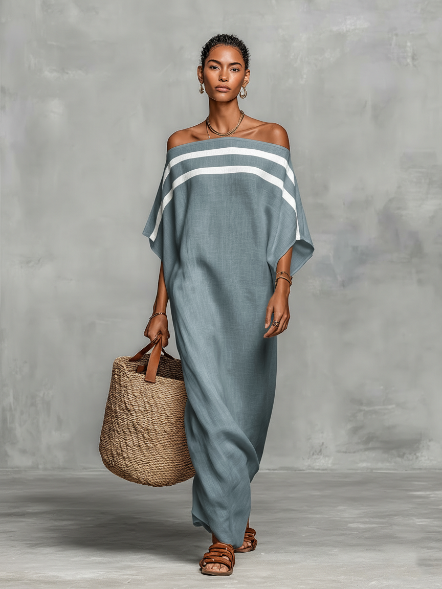Viola | Abito Maxi Spalle Nude