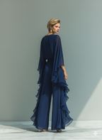 Margherita | Insieme Chiffon Blu Navy