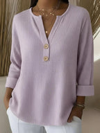 Lucía | Maglietta Henley Bottoni