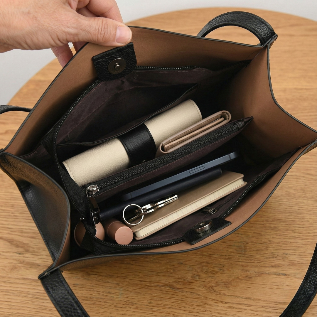 Elena™ | Elegante borsa a tracolla in pelle