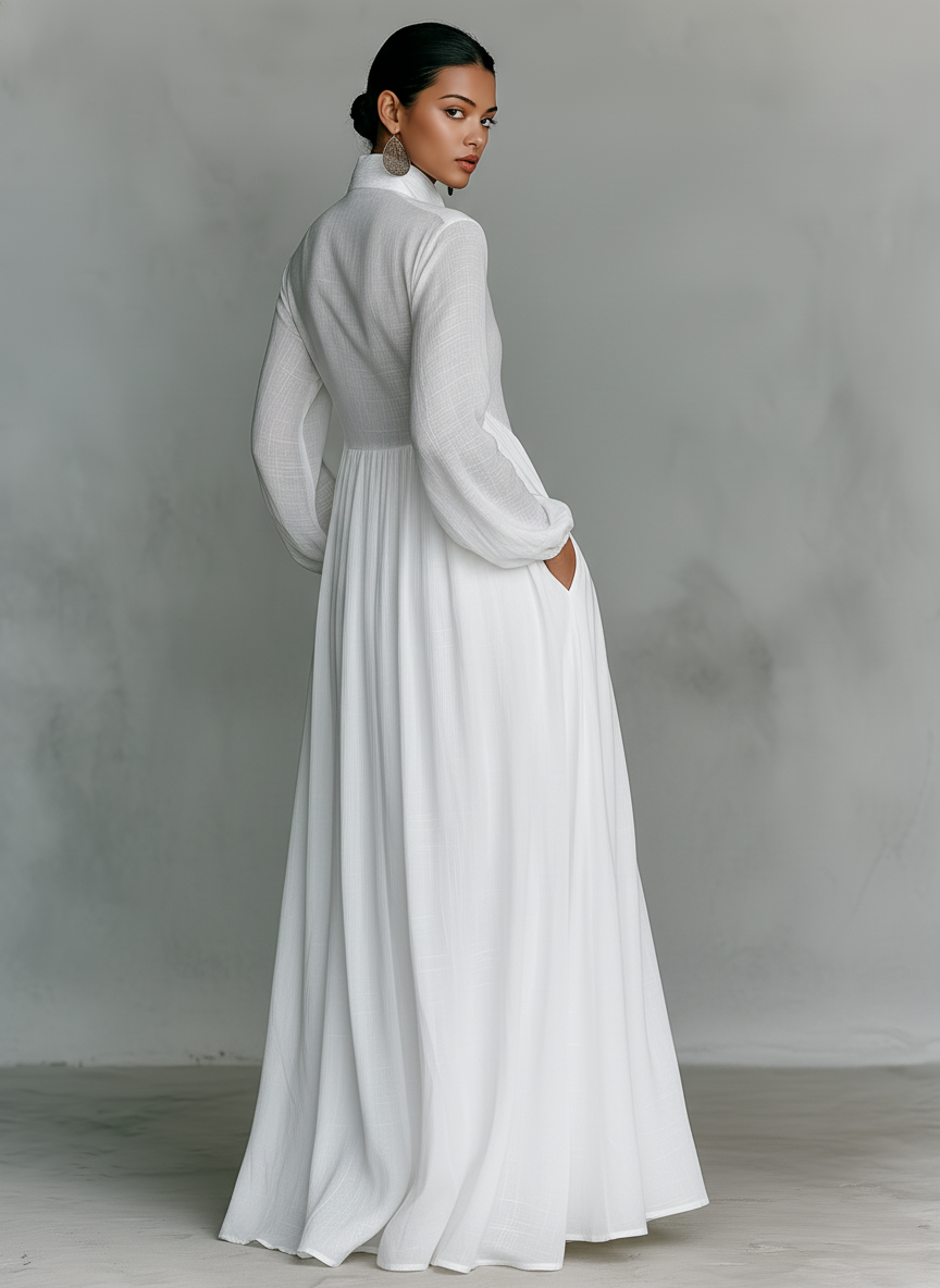 Marta | Abito Maxi Patchwork
