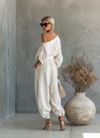 Paola | Insieme Lino Off-Shoulder