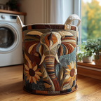 Cesto portabiancheria Mystic Elephant