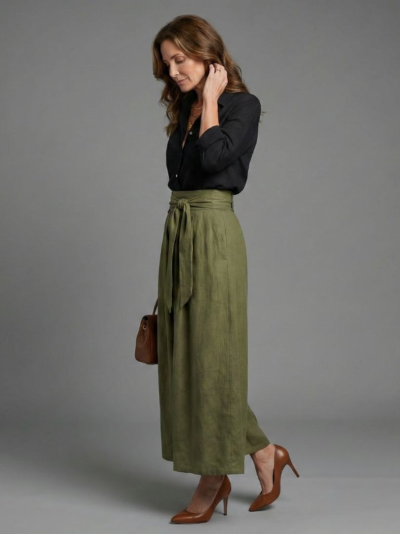 Vera | Set Blusa Nera e Gonna