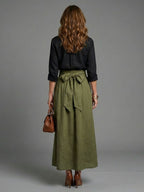 Vera | Set Blusa Nera e Gonna
