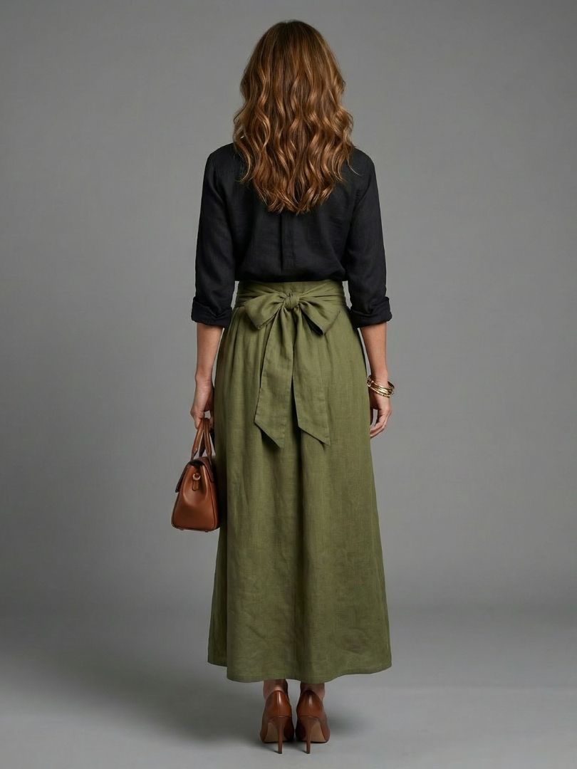 Vera | Set Blusa Nera e Gonna