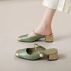 Melina | Mules in Pelle Genuina