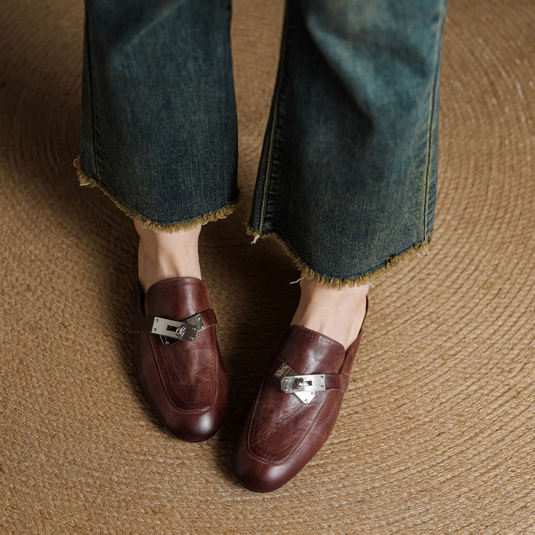Carla | Mules in Pelle Genuina