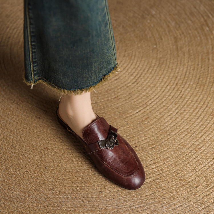 Carla | Mules in Pelle Genuina