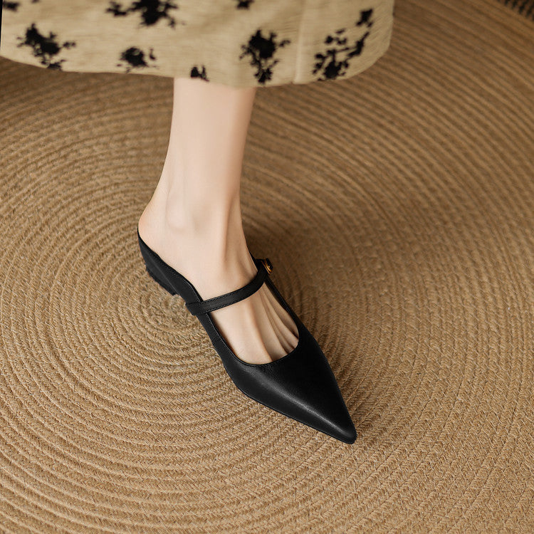 Neok | Mules in Pelle Genuina