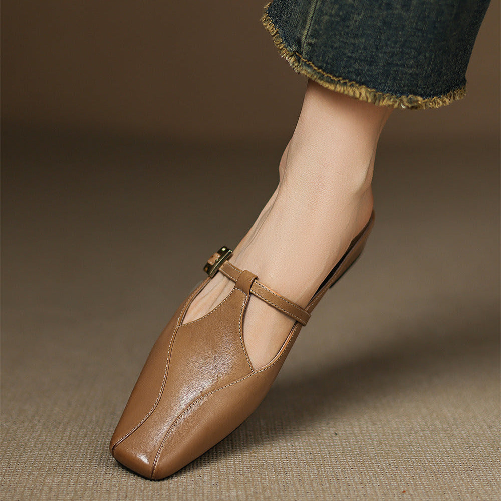 Keva | Mules in Pelle Genuina