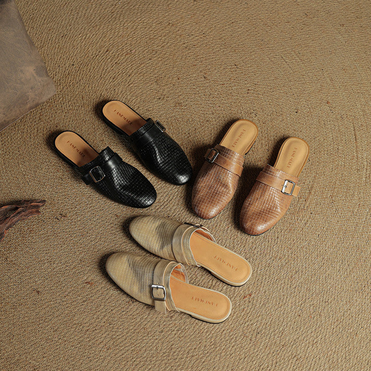 Emrie | Mules in Pelle Genuina