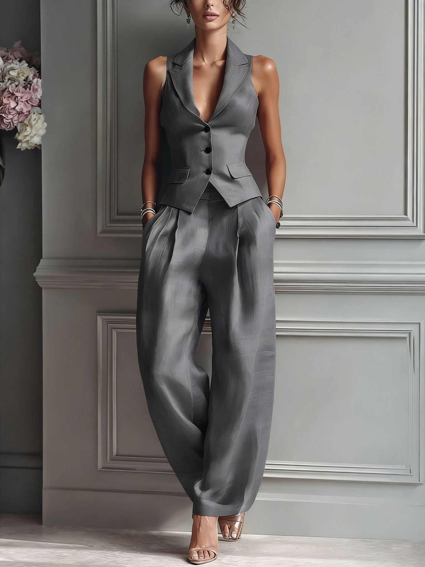 Completo | Due pezzi con scollo a V