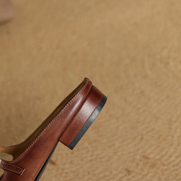 Marvyn | Mules in Pelle Genuina
