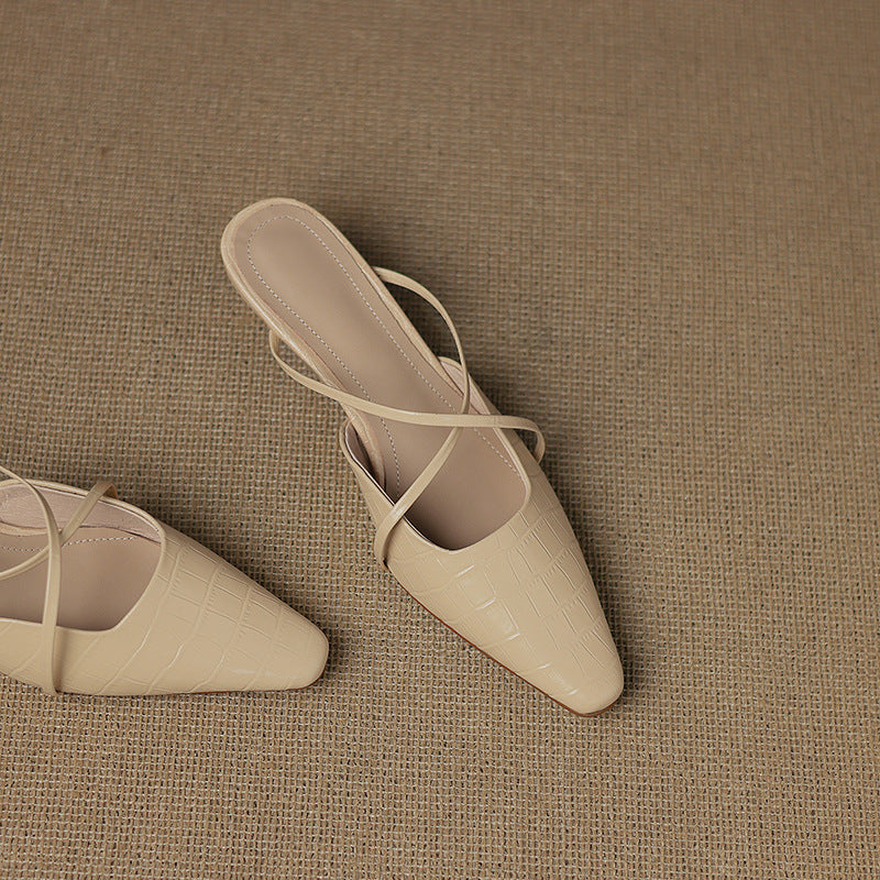 Mire | Mules in Pelle Genuina