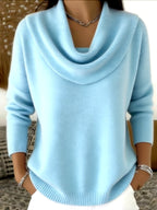 Julia | Maglieria Collo Drappeggiato