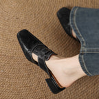 Mules in pelle genuina Ivora