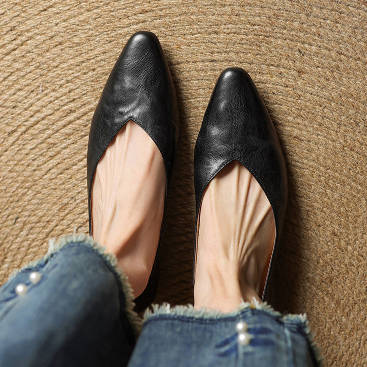 Valmir | Mules in Pelle Genuina