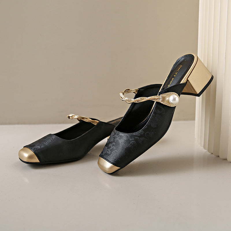 Melina | Mules in Pelle Genuina