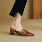 Erlen | Mules in Pelle Genuina