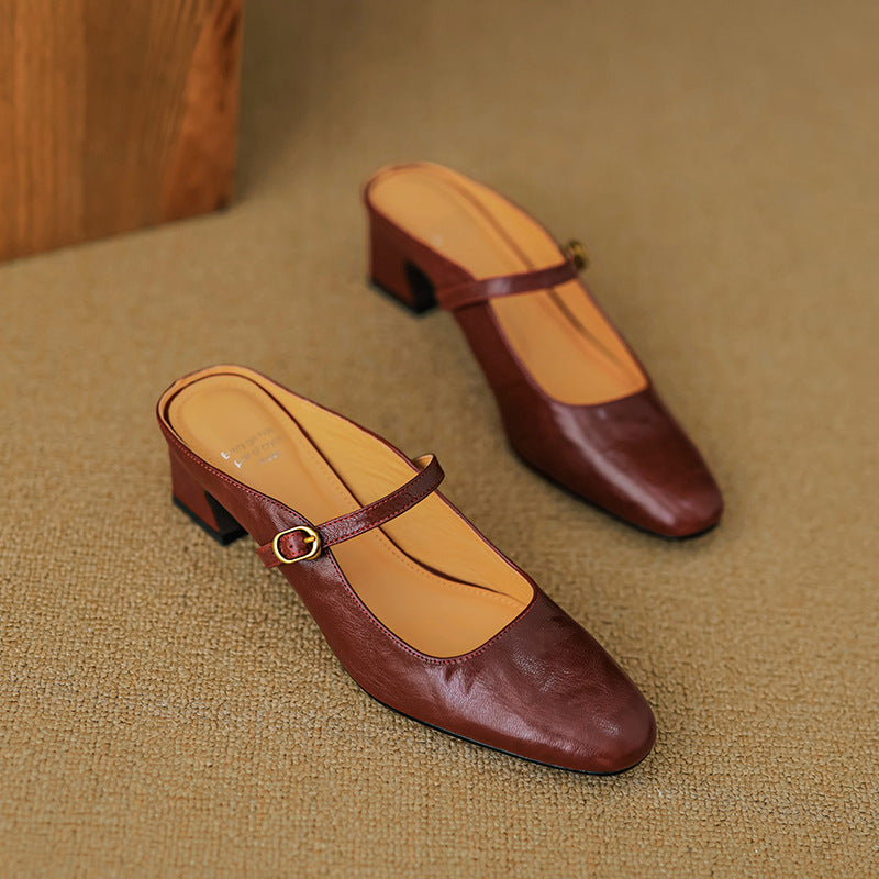 Vian | Mules in Pelle Genuina